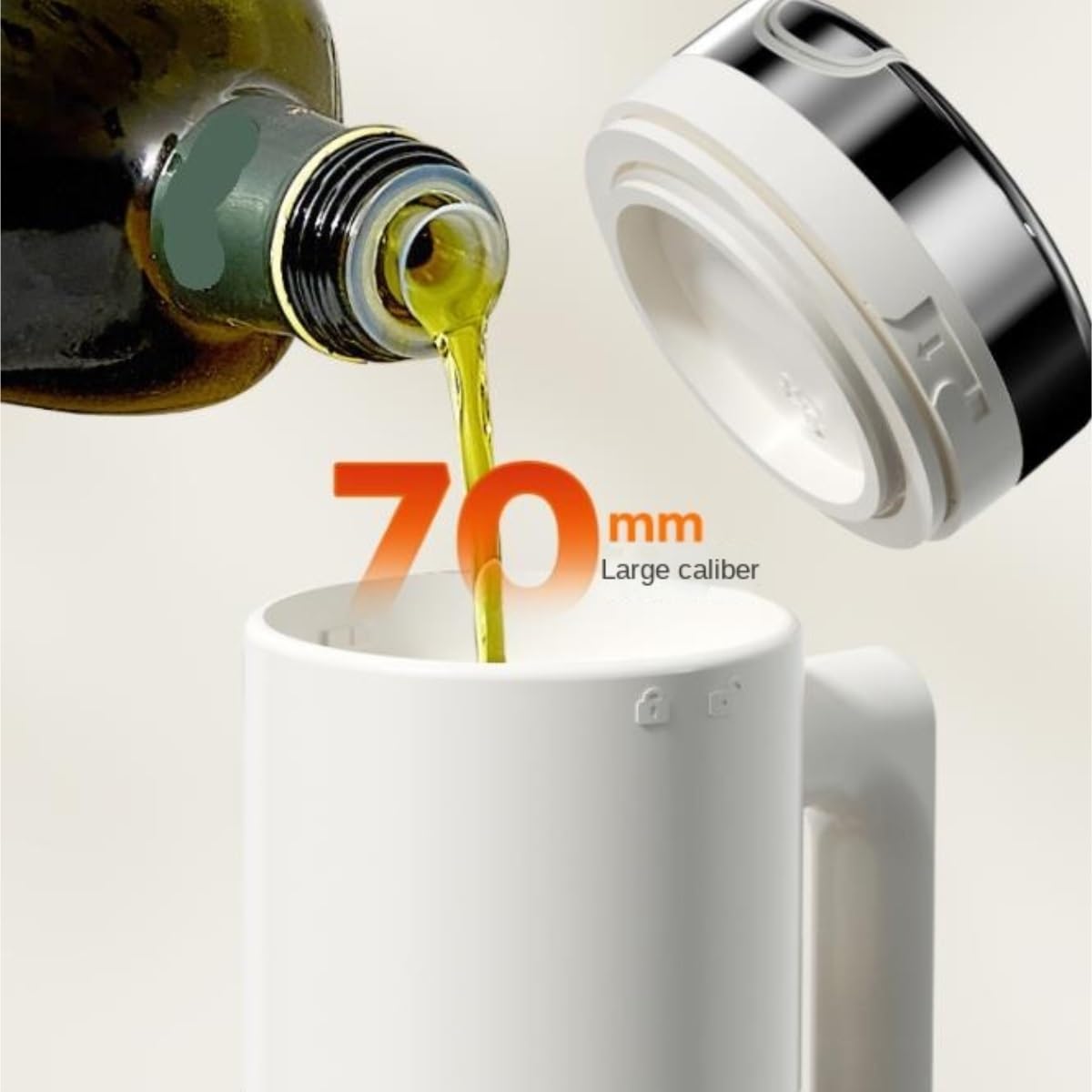 Essig Ölflaschen Set Ölfreies Glasöltopf for Die Küche Zu Hause, Sojasaucen-Gewürzflasche, 3-teiliges Set Küche