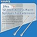 2PCS 12-Inch Airless Paint Sprayer Tip Extension Pole – Compatible with Wagner Control Pro, Titan ControlMax & More – Improves Painting Efficiency with Red Guard, Perfect for Accurate Spraying