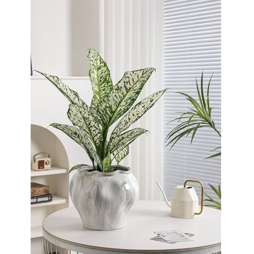 Pot de fleurs de style moderne en céramique haute qualité de 27 cm
