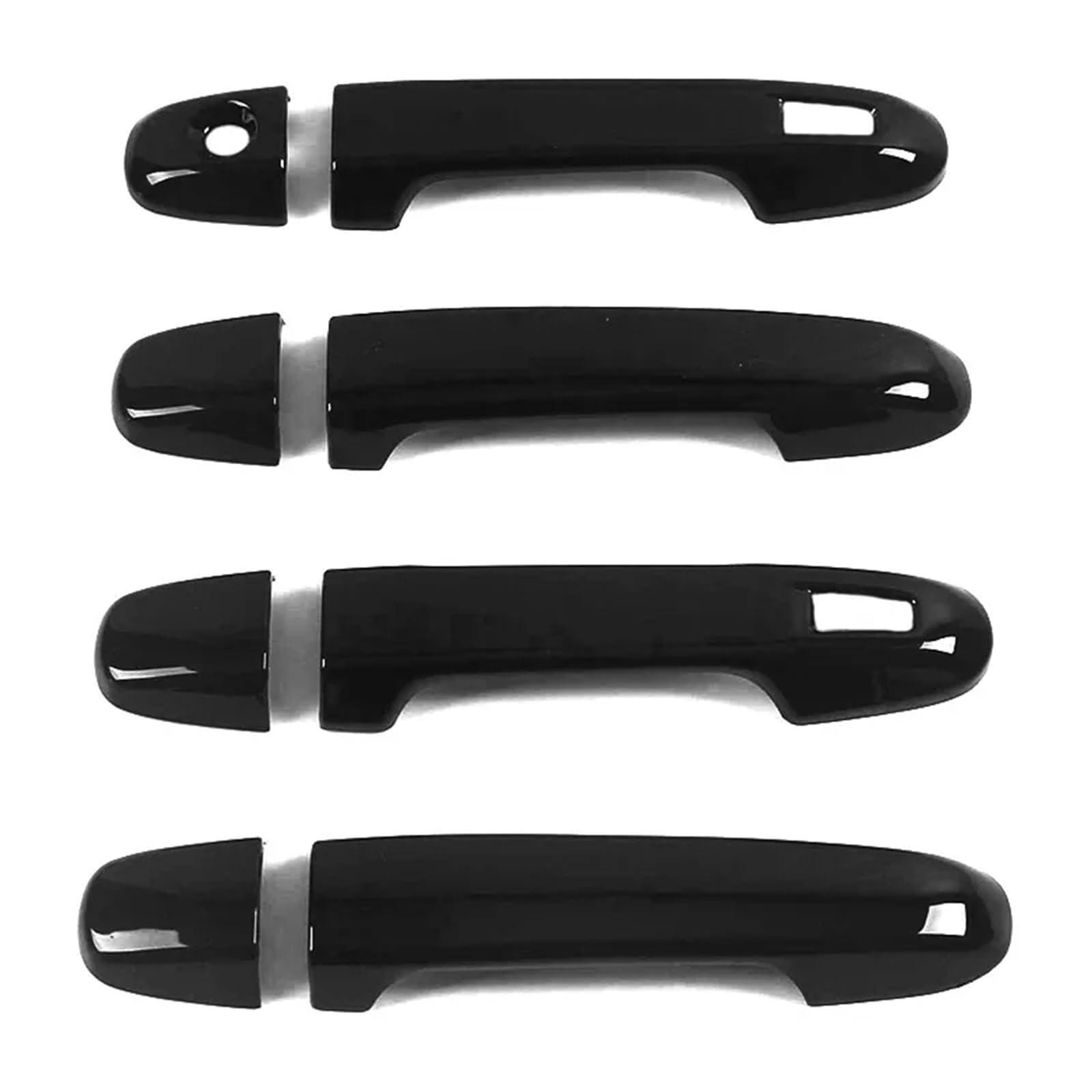 Bqwyedpl 1Hole 2Smart Bright Fit For Subaru Fit For Forester 2019-2024 Door Handle Bowl Modification Accessories Car Door Latch Handle(1Hole 2Smart Bright)