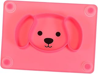 Luxshiny Prato De Comida Para Bebê De Uma Peça Pratos De Jantar Para Crianças Jogo Americano De Silicone De Uma Peça Bandeja De Jantar Tigelas De Alimentação Do Bebê Tapete De Mesa De