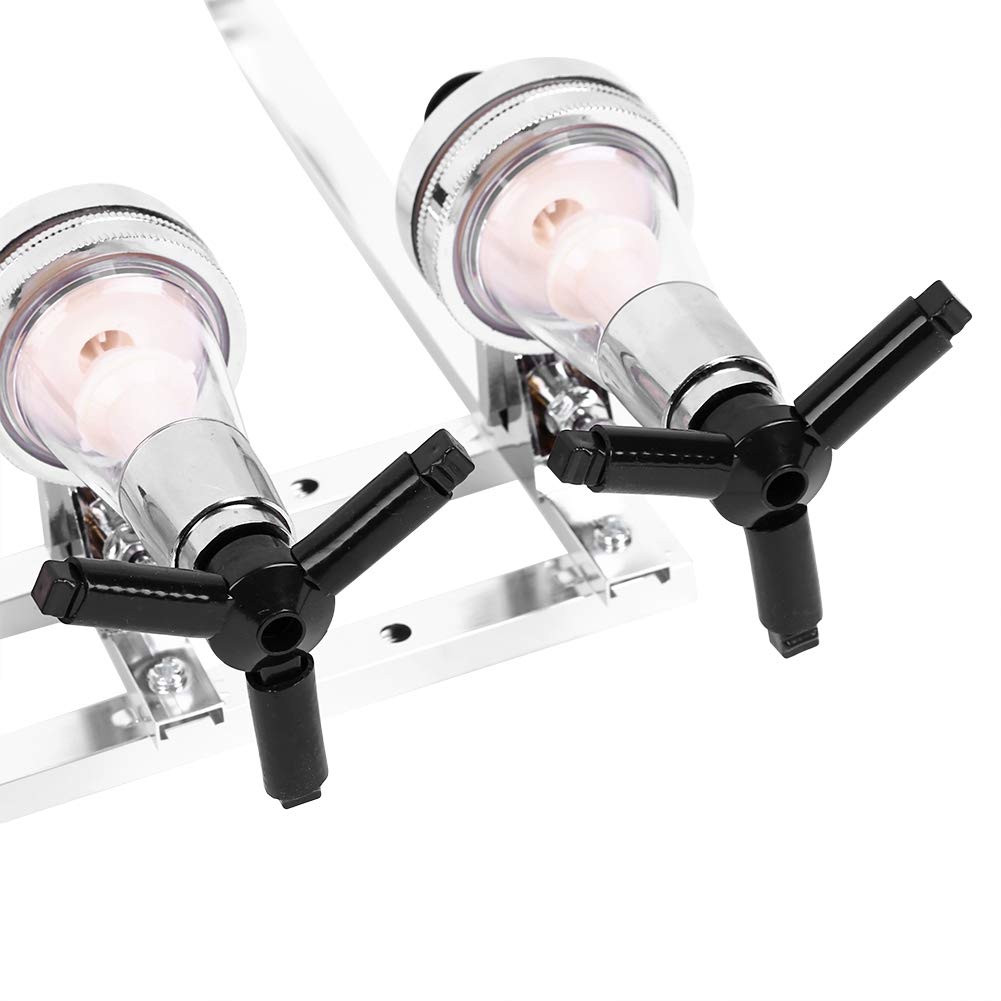 Dispensador de Botellas de Vino Montado en Pared, Soporte para Botellas con Acabado Cromado, Dispensador de Licor y Bebidas Alcohólicas