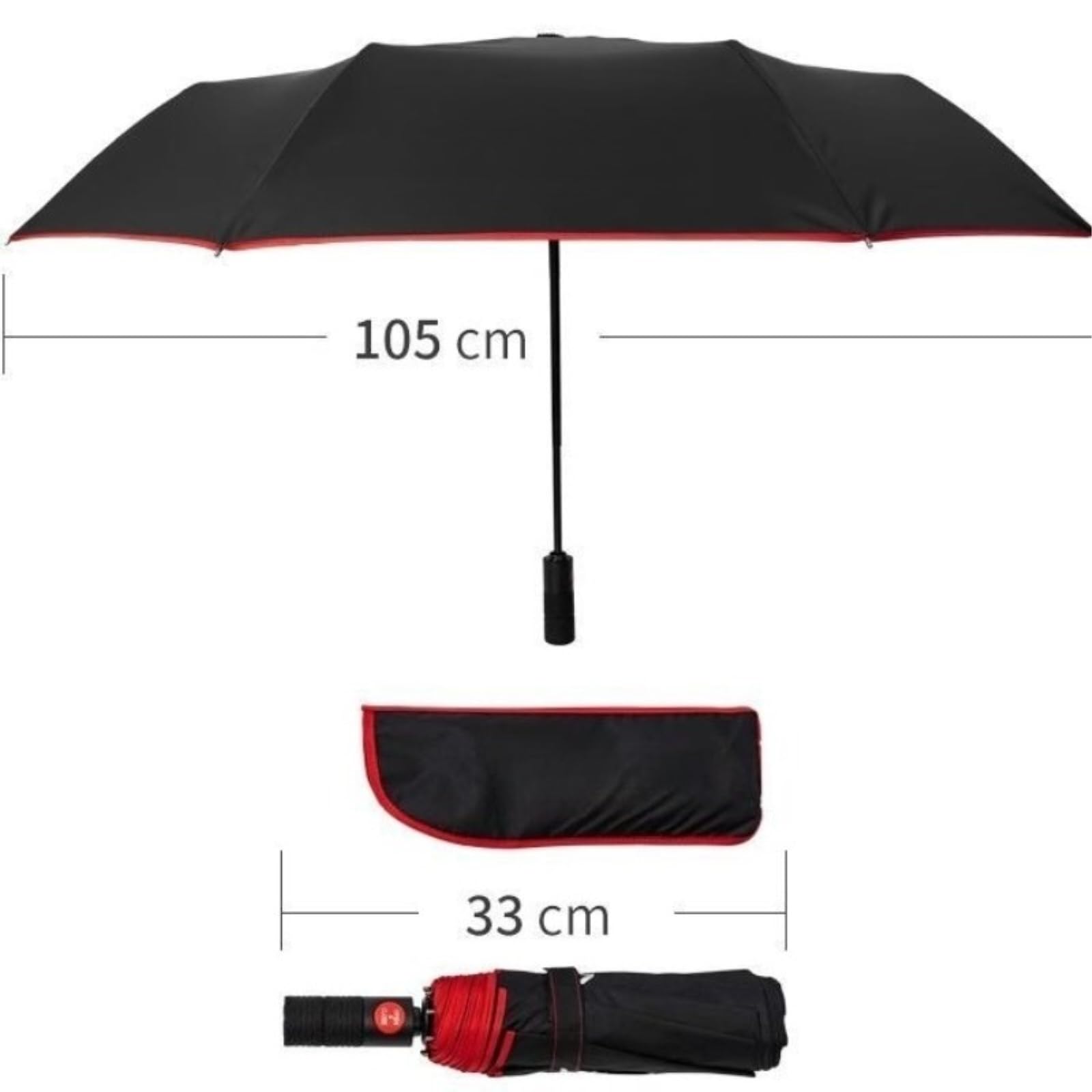 Ombrello Auto Apri Chiudi Pieghevole Resistente al Vento-for Benz Amg
