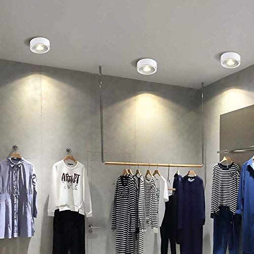 Spot de plafond LED en cuivre blanc pour éclairage intérieur de maison et commerce