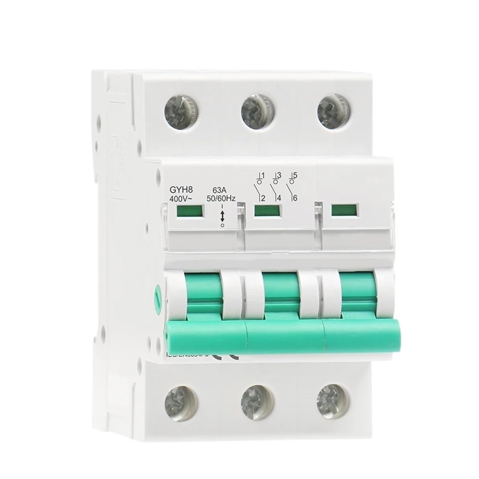 TYEXCZARF GYH8 3 Phase Main Switch 63A 100A 125A Isolating switch Circuit Breaker 400V(125A)