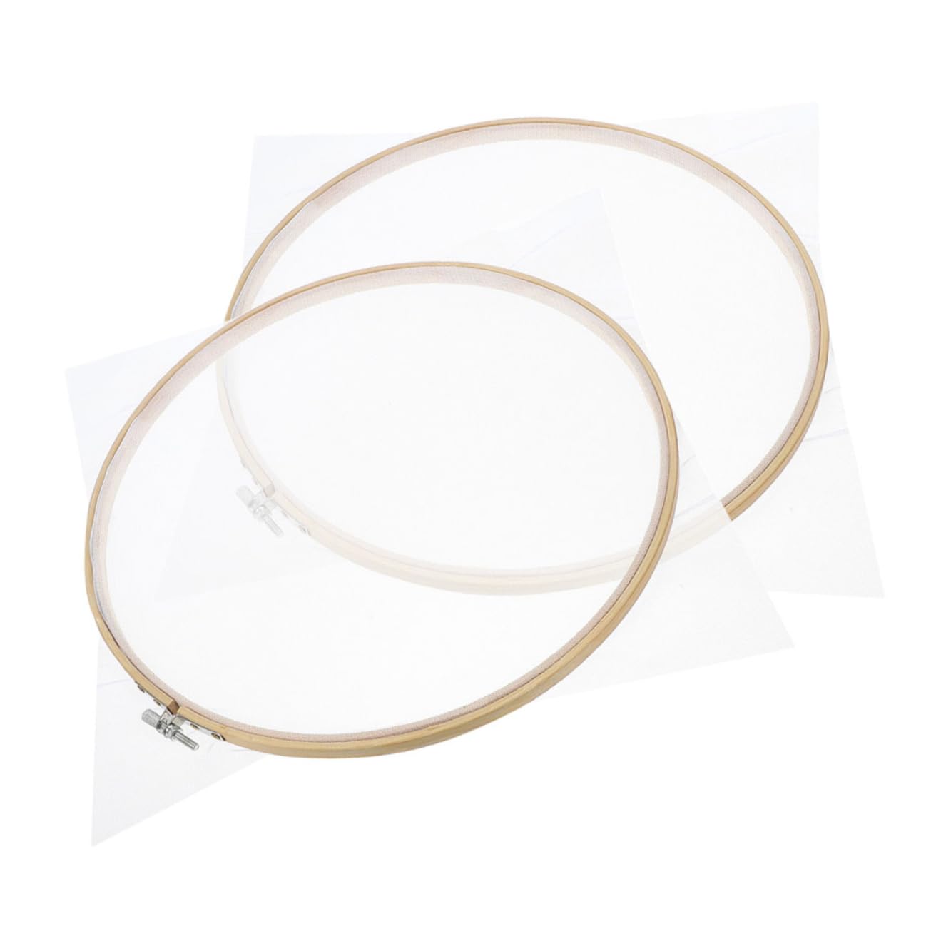 HOMOCONO 30cm Round Wooden Paper Making Frame Craft Screen Handmade for DIY Safe for Boys and Girls Multi-use