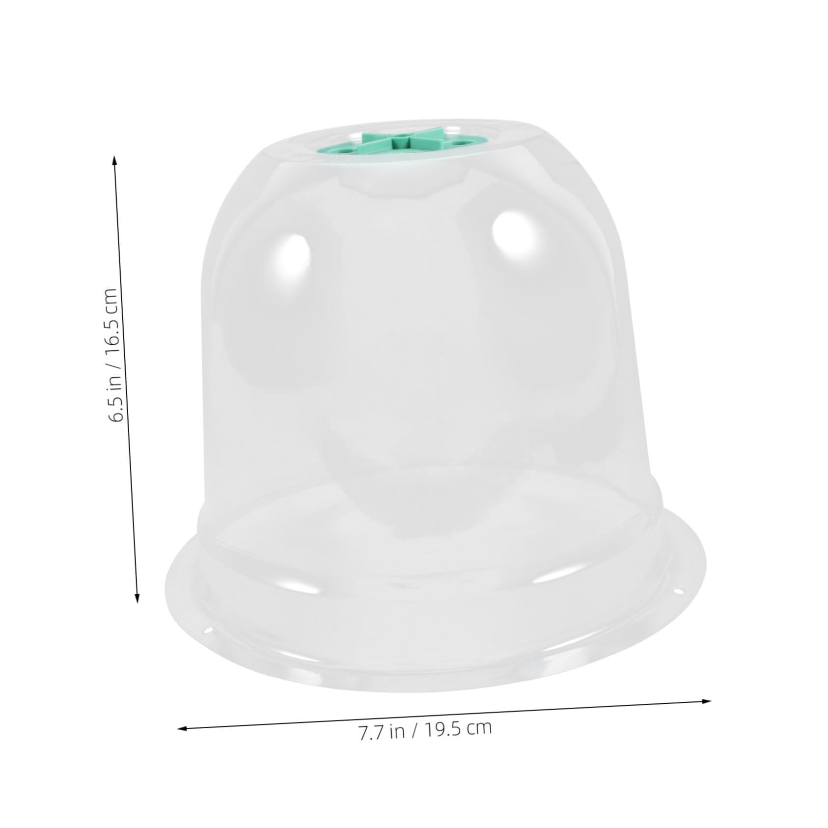 Sosoport 2pcs Seedling Humidity Dome Covers Clear Plastic Cloche for Indoor Gardening Optimal Airflow Compact Design for Planters Versatile for Flowers Vegetables