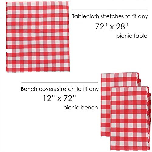Nappe Table Pique-Nique Essuyable pour Table Intérieure et Extérieur - 8