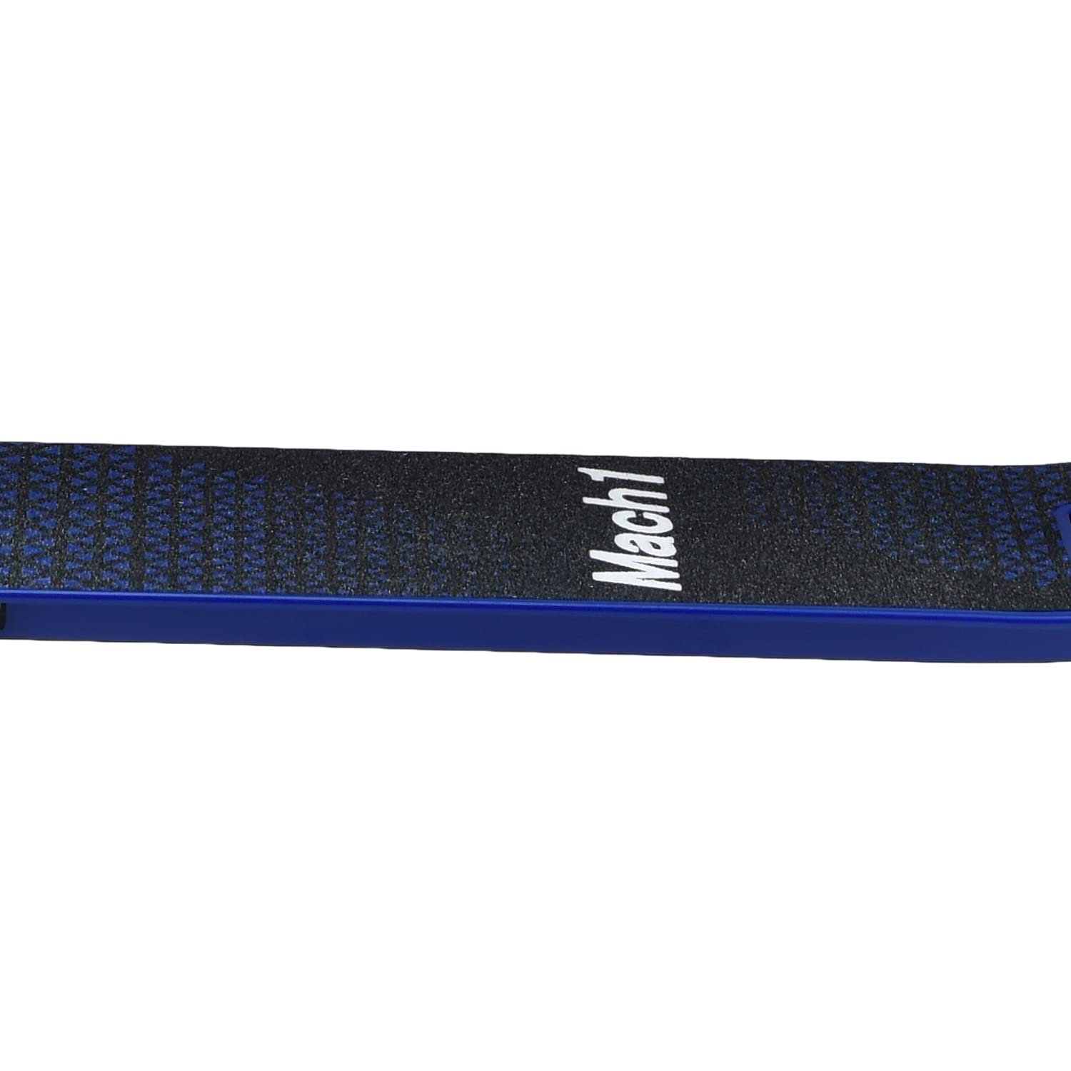 Mach1 Kick - Patinete de aluminio para ciudad, 200 mm, XXL, LED, ruedas para adultos y niños, plegable, XL, blanco y azul