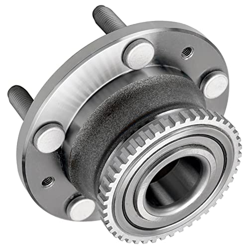 Image of Detroit Axle - Pair Wheel Bearing and Hubs Assembly for Mazda 929 1992-1995, MPV 1989-1998 w /ABS