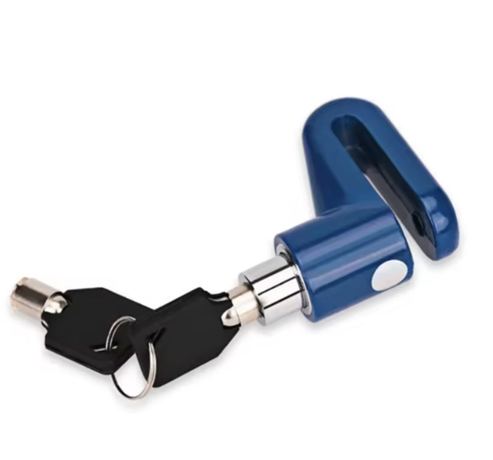 Handlebar Lock Motorcycle Modified Handlebar Lock Helmet Anti-Theft Electric Vehicle Dirt Bikes Aluminum Alloy Fixed Horn