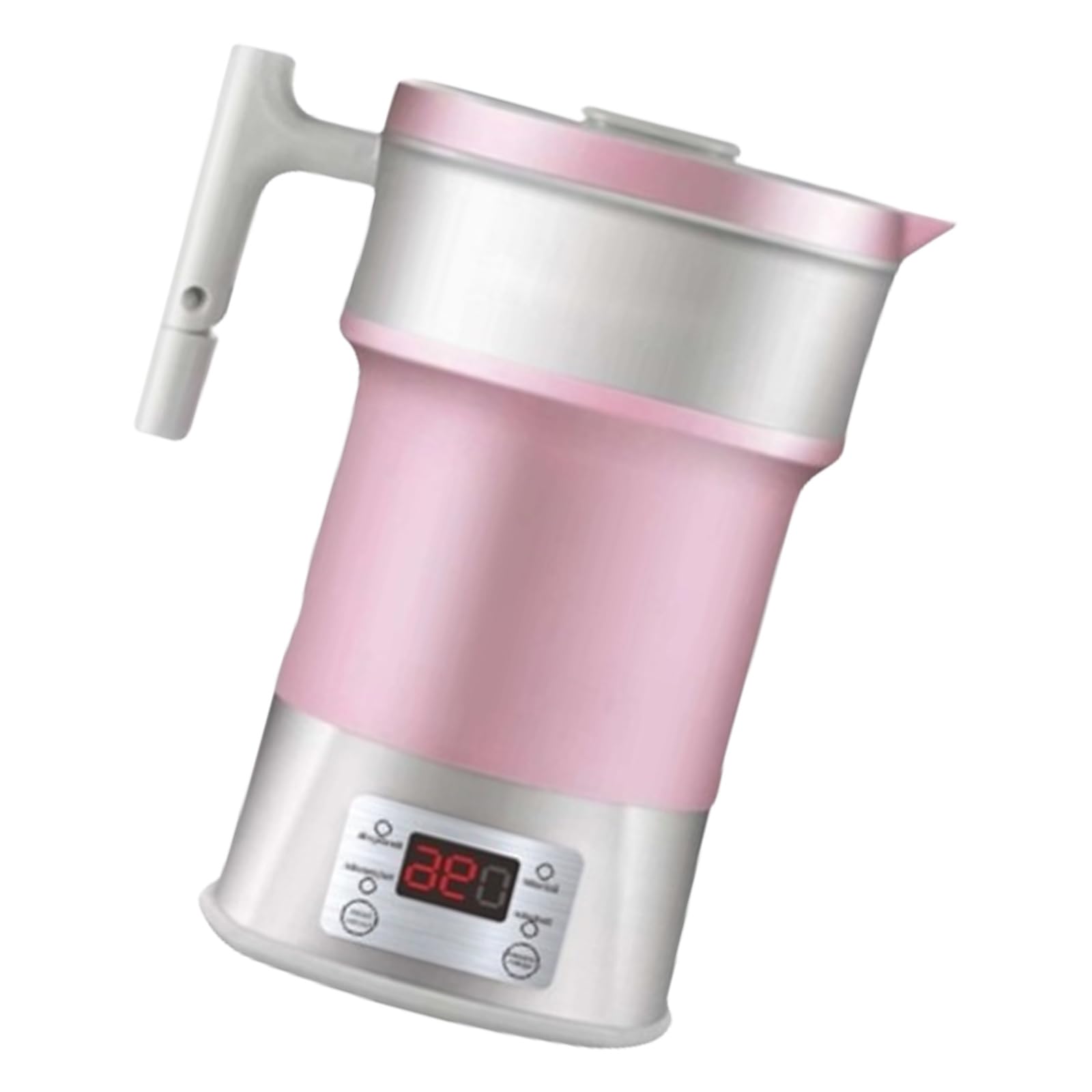 Bouilloire électrique Pliante en Silicone Bouilloire à ébullition Rapide de 800 ML adaptée réunions de Famille et Besoins de Boissons Chaudes du Bureau Bouteille d ' Eau de Voyage Portable
