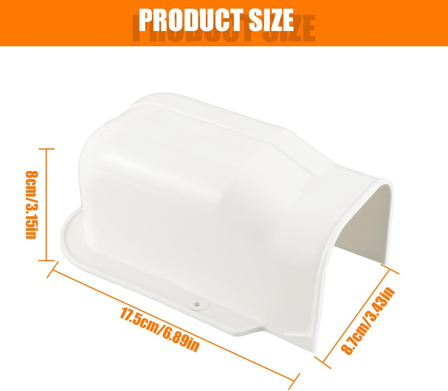 3" Entry Wall Cover Line Cover Set Parts PVC Accessory