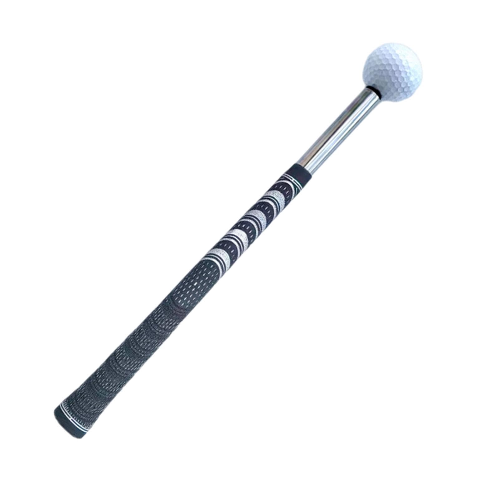 Fancyes Golf Swing Golf Practice Rod Lightweight Golf Warm Up Club Golf Swing for Balance Rhythm Backyard Strength Beginners, Black