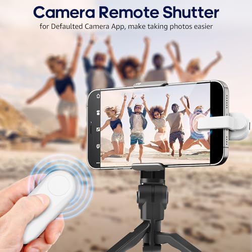 Image of Case-Friendly Page Turner for Kindle Paperwhite Oasis Kobo eReaders | Camera Camcorder Remote Controls, Page Turner Clicker for ipad Tablets Reading Novels with Wrist Strap Storage Bag