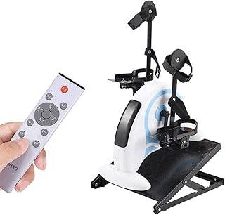 ERSINIAN Bicicleta estática de Interior Ligera, Equipo de Fitness, pedaleador portátil para Brazos y piernas, Entrenamiento Cardiovascular de piernas (B)