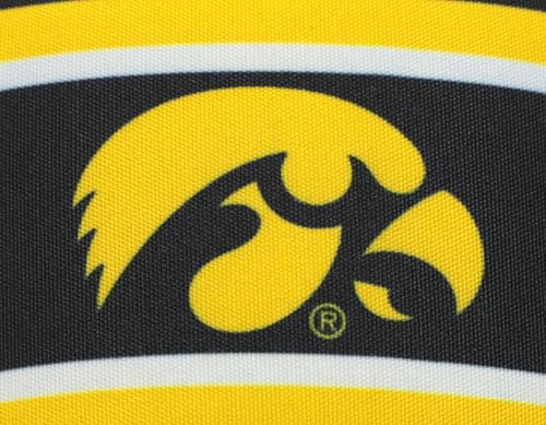 Image of FOCO NCAA Printed Team Logo and Color Stripes Comfortable Slide Sandals