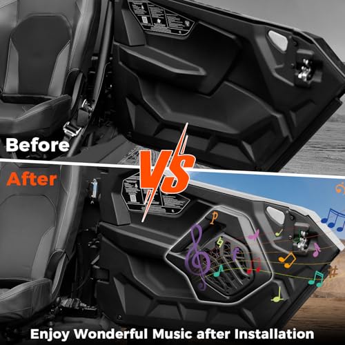 HugeUTV 6.5" Door Speakers Pods for Polaris RZR PRO XP/R/S 4 2025+ by HugeUTV - Used condition - Image 3