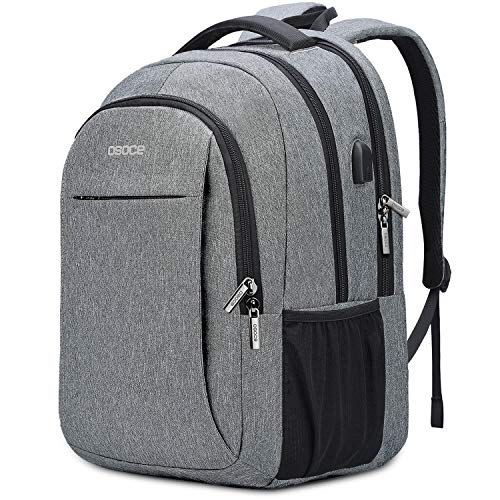 Travel Laptop Backpack College School Bag Casual Daypack with USB Charging Port
