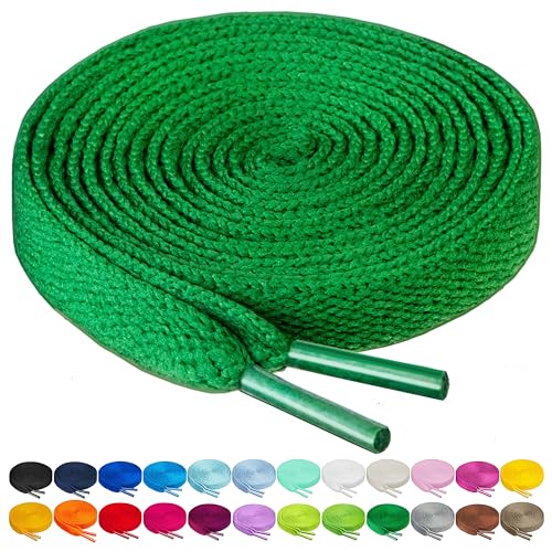 Image of Birch Shoelaces in 27 Colors Flat 5 /16 inch Shoe Laces in 4 Different Lengths