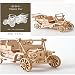 MEIXIANG Découpe Laser 3D Puzzle en Bois Voilier Biplan Train Jouets Kits D’Assemblage Décoration De Bureau pour Enfants Voiture Classique