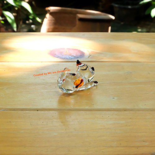 Handmade Cat Art Glass Blown Chopstick Rest Dinner Decoration Pet Animal Collectible Figurines Figures Ornament Miniature Cool Stuff Teacher Gift Ideas Anniversary Home Table Decor No.2 - Model 2017 #TOP7