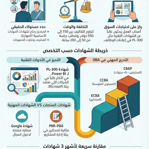 أفضل شهادات تحليل الأعمال لسنة 2026
