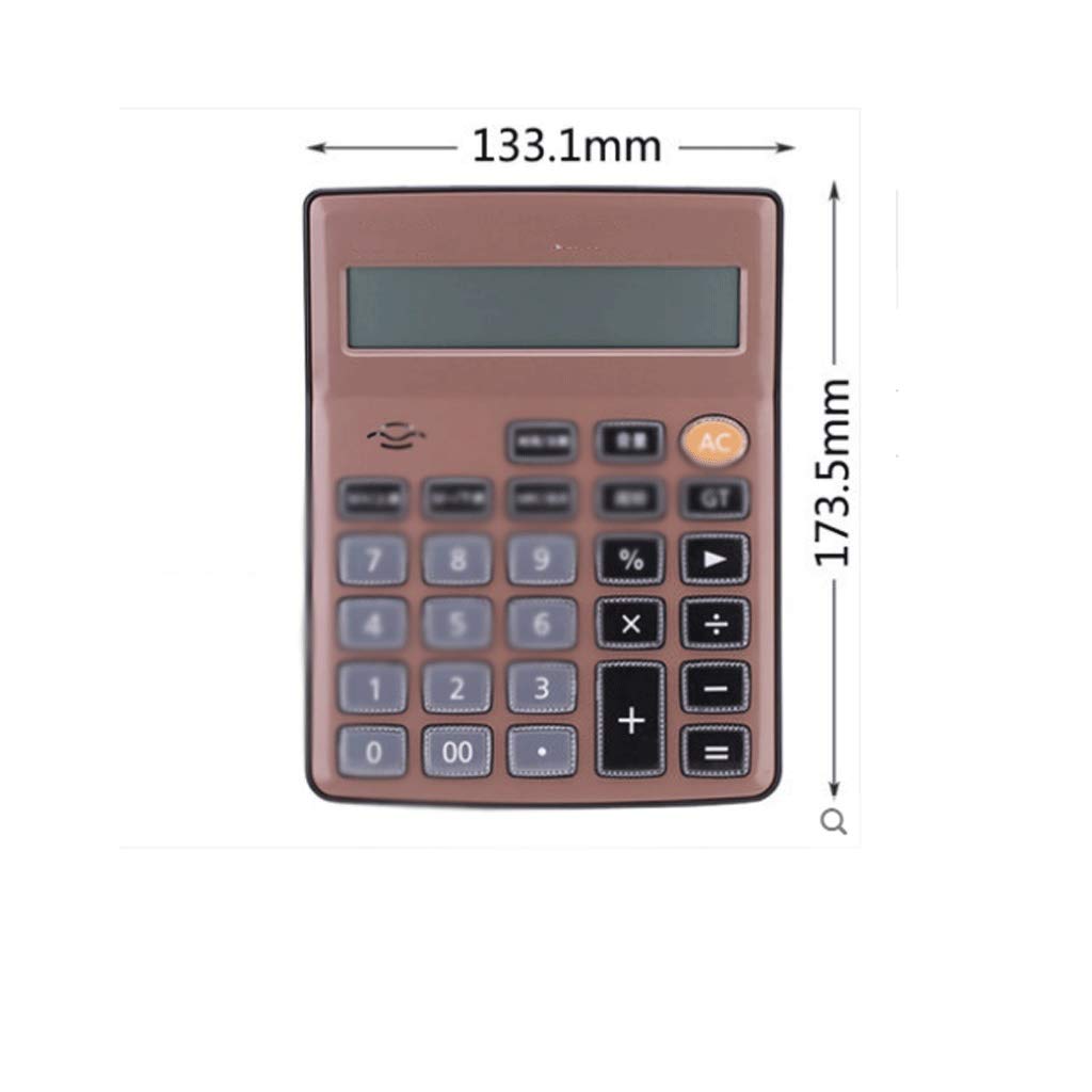 JFDBGU Extra Large Desktop Calcolatrice, batterie e Display LCD Alimentato, Grande for la casa e L'Ufficio USA(3-Pack)