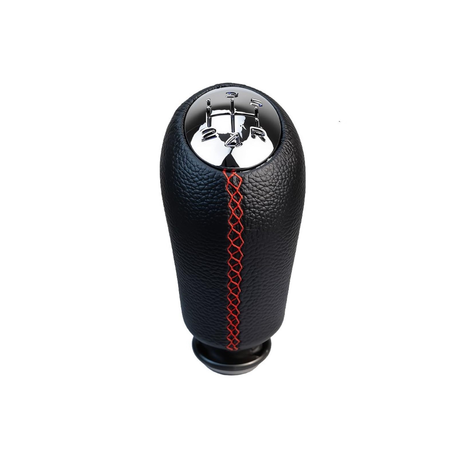 AMYALIN Car Gear Shift Knob for Renault for Clio Ill for Kangoo 2005-2009 5 Speed Manual Gear Shift Knob Shifter Lever Head Vehicle Replacement Parts(Red)