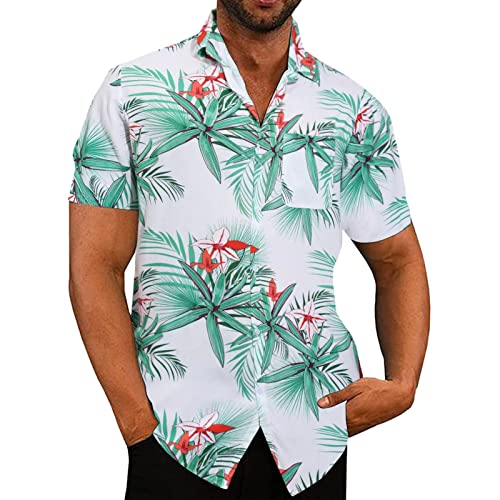 Chemise hawaïenne tropicale homme pour retrouver la joie des soirées d'été en plein air