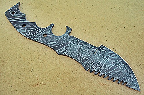 Poshland CUSTOM HANDMADE DAMASCUS STEEL BLANK BLADE MAKING BAR BB-1794