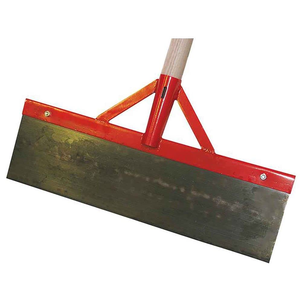 Stoßscharre avec manche en bois et renfort 500 mm