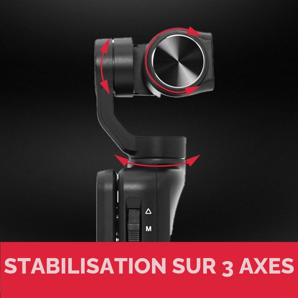 ORDRO M5 Camera Vlog, 4K/60 IPS Camescope, Stabilisation à 3 Axes, Écran Tactile Rotatif 3,5", Suivi Facial, WiFi, Camera Vision Nocturne, Caméscopes Youtube