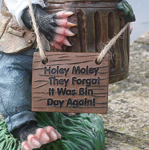 Monty Mole Resin Garden Ornament 23cm tall