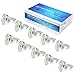 Elinkume 110V GU10 Led Light Bulb 6W, Cool White 6500k Led Lamp, Beam Angle 120 Degree Led Bulbs(10 pack)