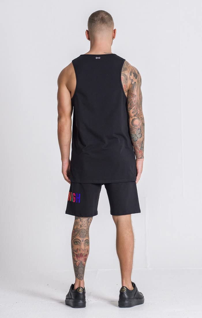 Gianni Kavanagh Black Neverland Vest Gilet Uomo