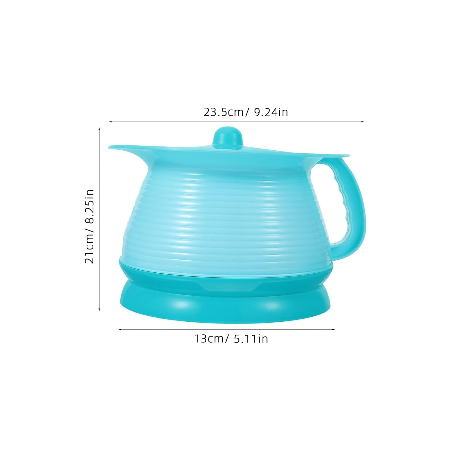 BESPORTBLE Portable Kids Chamber Potty with Handle Travel Urinal for Boys and Girls Lightweight Plastic Night Urinal with Lid for Potty Training and Outdoor Use