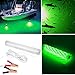 Produktbild Haihuic 12v 10W 66 LED 2000 Lumen IP68 Nacht Fischerboot Tauchunterwasser-Unterwasserlicht Mit Batterie-Clip (grün)