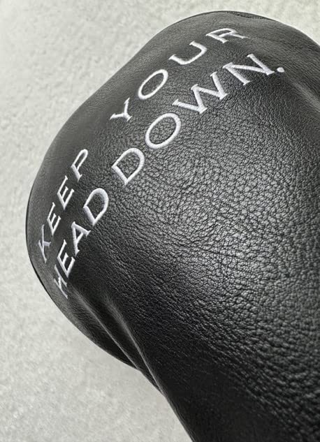 Golfleatherdrivergolfclubheadcoverdesignedtoprotectyourdriverwithswingthoughtkeepyourheaddown Urban Country Home Decor Golf leather driver golf club headcover designed to protect your driver with swing thought keep your head down urban country home decor