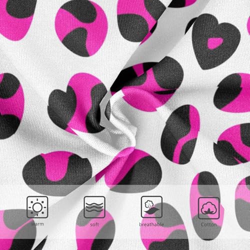 Animals Toddler Girls Underwear 2t Cotton Panties Little Girl Leopard Print Pink Black White Kids Undies Briefs3