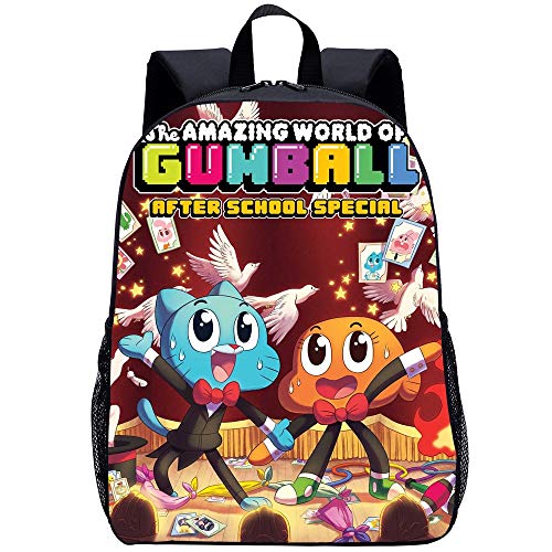 Mochilas Infantiles Linda Caricatura Gumball Escolar Niños El Increíble