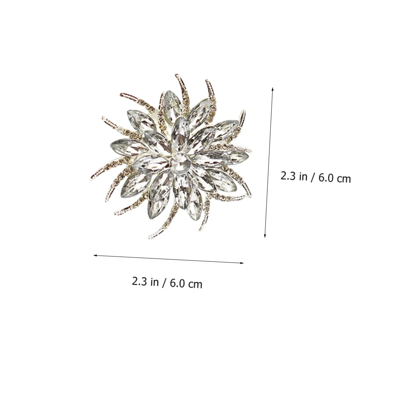 Alipis 2juegos Anillo De Servilleta De Forma De Cristales Decoración Elegante Para Bodas y De Navidad