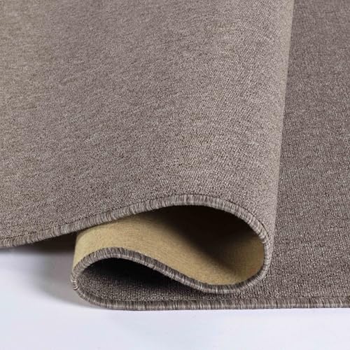 Simple Low Pile Rugs Living Room – Modern Tufted Area Rugs for Living Room with Felt Backing Dark Beige 80x150 cm - Cosy Home Interiors Simple Low Pile Rugs Living Room – Modern Tufted Area Rugs for Living Room with Felt Backing Dark Beige 80x150 cm - Image 4