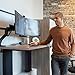 Ergotron – HX Dual Monitor Arm, VESA Desk Mount – for 2 Monitors Up to 32 Inches, 5 to 17.5 lbs Each – Matte Black