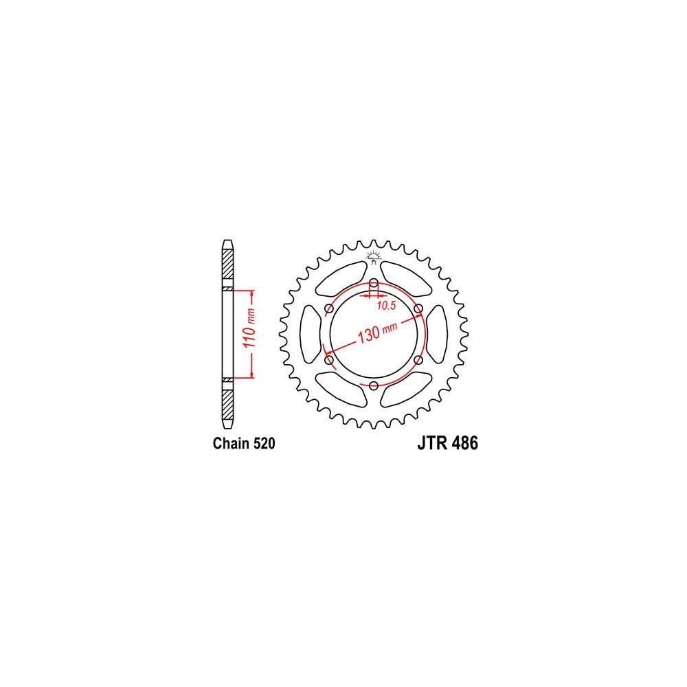 KIT TRASMISSIONE S-AC 14-42-106 DID520VX3 (G&B) R