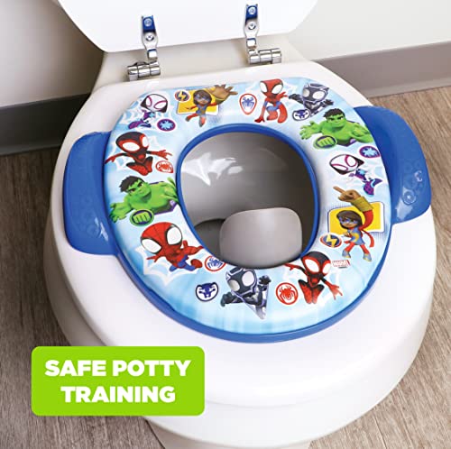 Ginsey 08391 Spidey And His Amazing Friends "Team Up" Soft Potty Seat And Potty Training Seat thumb #7