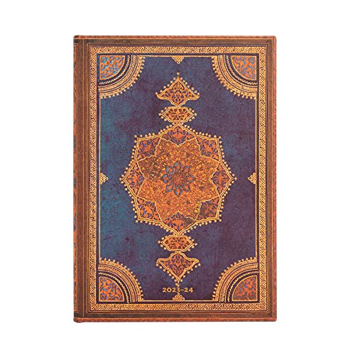 Paperblanks 18 Month Diaries 2023-2024 Safavid Indigo, Blue - Image 2