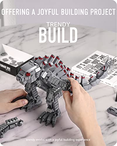 Nifeliz Mechanical Gvdzilla, Collectible Dinosaur Display Piece, Monster Model Toy For Adult Gift Giving (1,072 Pieces) #TOP3