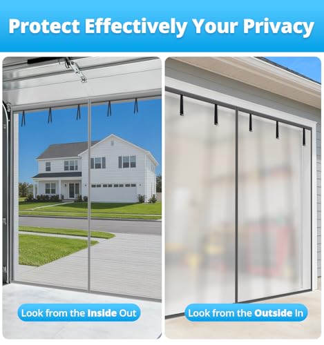 Privacy Garage Door Screen 16x7FT