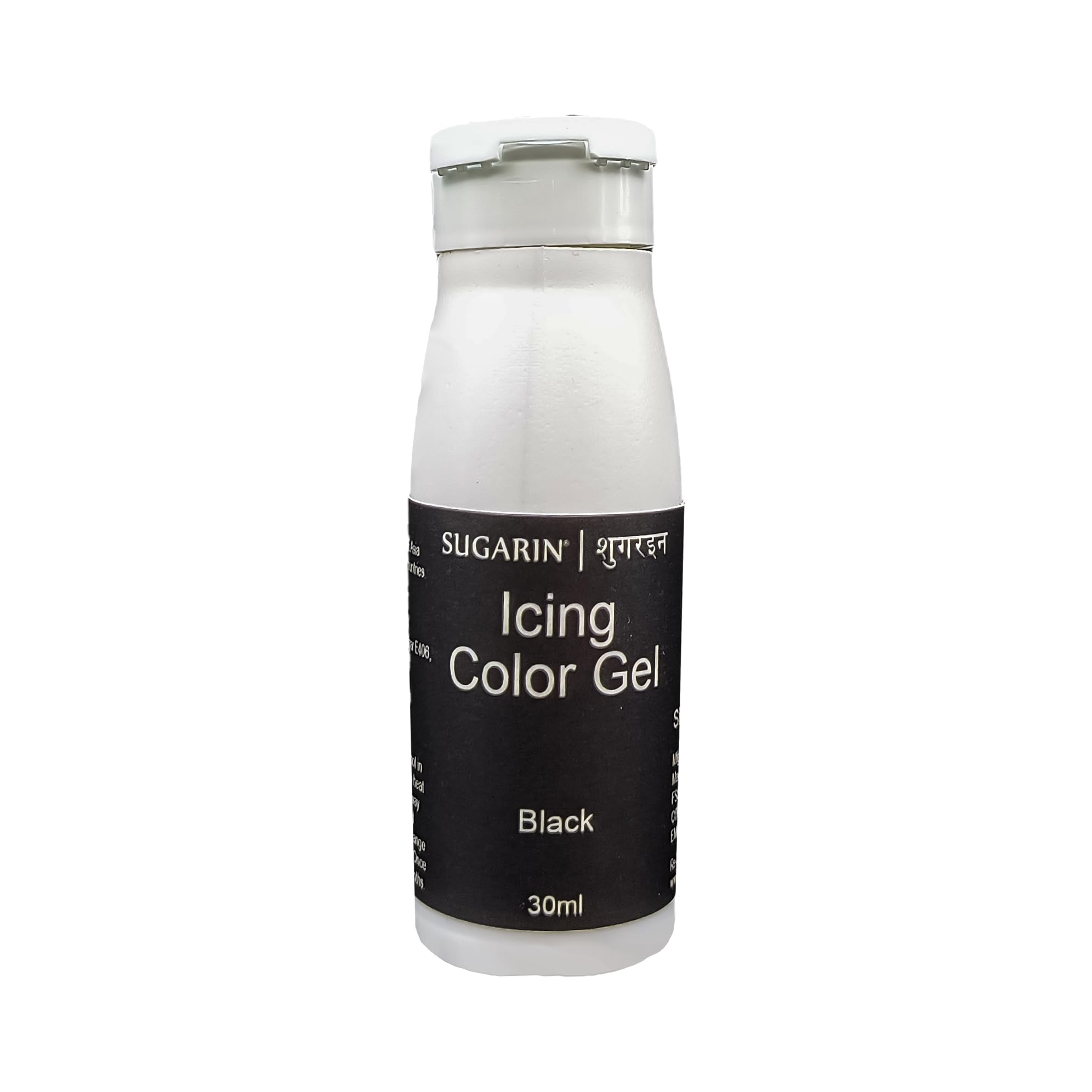 SUGARIN Icing Color Gel for Fondant | Black | 30ml (B01M4NKYJI) Amazon Price History, Amazon Price Tracker